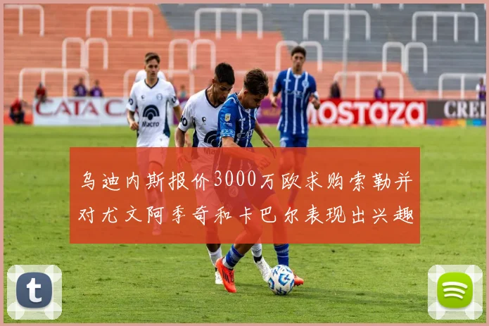 乌迪内斯报价3000万欧求购索勒并对尤文阿季奇和卡巴尔表现出兴趣