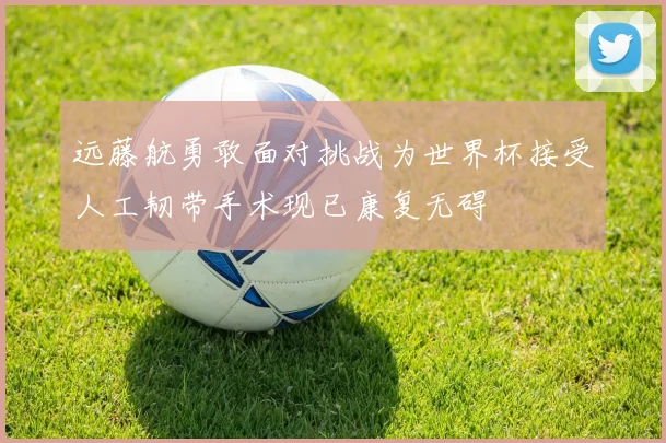 远藤航勇敢面对挑战为世界杯接受人工韧带手术现已康复无碍